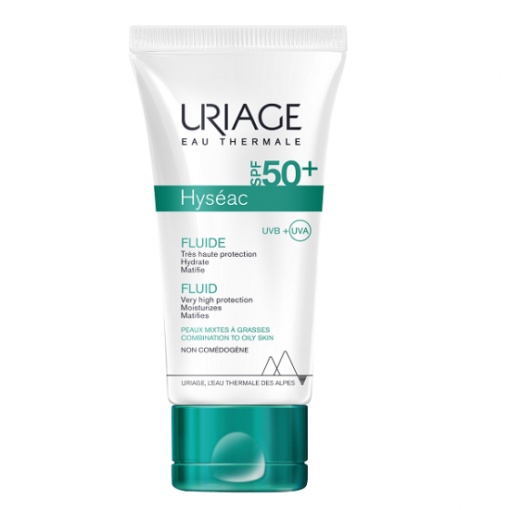Fluid Hyseac SPF50+, 50ml, Uriage