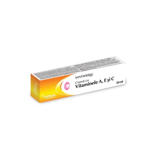 Santaderm Crema cu vitaminele A,E si C 50 ml