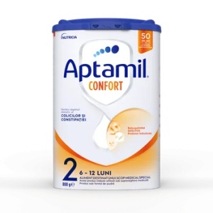 Aptamil Confort 2, Lapte praf 6-12 luni, 800gr
