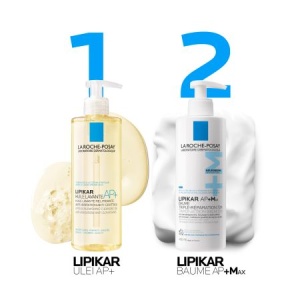 Balsam triplu reparator Lipikar Baume AP+Max, 400 ml, La Roche-Posay - Img 2