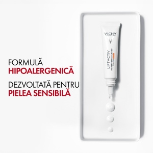 Crema cu efect antirid pentru conturul ochilor cu SPF 50+ Liftactiv B3, 15 ml, Vichy - Img 3