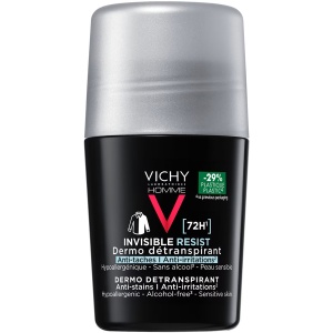 Deodorant roll-on pentru barbati Invisible Resist 72H Homme, 50 ml, Vichy