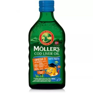 Mollers Cod Liver Oil Omega 3 Tutti Frutti 250ml