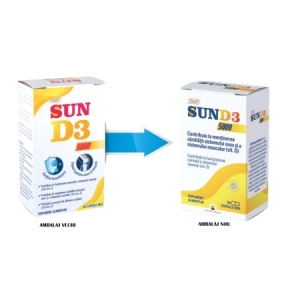 Sun D3, 5000 UI, 30 capsule, Sun Wave Pharma - Img 2