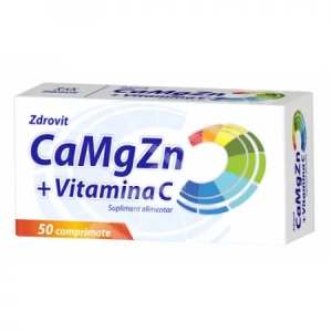 Zdrovit Ca+Mg+Zn+Vit C Ctx50 Cpr