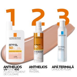 Anthelios UVMune 400 SPF 50+ Fluid Colorat, 50 ml, La Roche Posay - Img 5