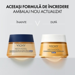 Crema de noapte cu efect de redensificare si revitalizare Neovadiol Compensating Complex, 50 ml, Vichy - Img 3