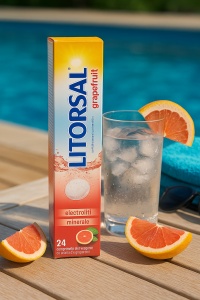 Litorsal electroliti cu aroma de grapefruit, 24 comprimate efervescente, Zdrovit - Img 2