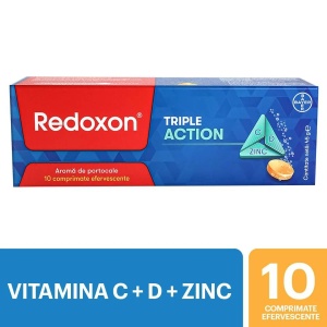 Redoxon Triple Action Vit.C+Zn+Vit.D Ctx10 Cpr Eff