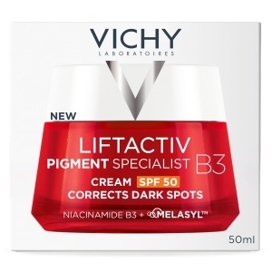 Crema de zi antirid cu niacinamida si SPF 50 Liftactiv B3, 50 ml, Vichy - Img 2
