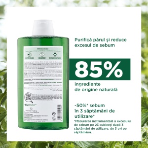 Sampon Klorane cu urzica BIO, 400ml - Img 4