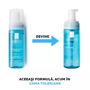 Spuma de apa micelara pentru piele sensibila Toleriane, 150 ml, La Roche-Posay - Img 2