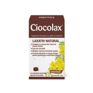 Ciocolax, 12 comprimate masticabile, Labormed