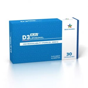 D3 Bleu Liposomal, 30 capsule moi, Bleu Pharma