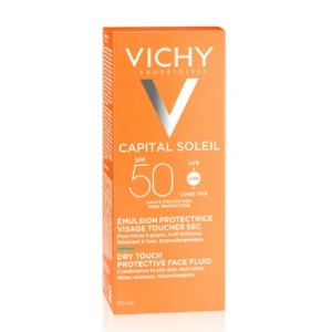 Emulsie matifianta cu protectie solara SPF 50+ pentru fata Capital Soleil, 50 ml, Vichy