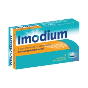 Imodium, 2 mg, 6 comprimate orodispersabile, McNeil