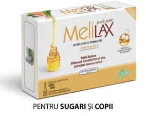 MeliLax Pediatric microclisme cu propolis, 6 bucati, Aboca