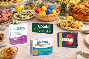Pachet Digestie Sănătoasă - Colebil, BioSun Spor, Kebene Plus si Emetix