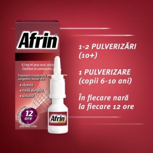 Afrin spray nazal 0,5 mg/ml, 15 ml, Bayer - Img 3