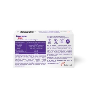 Digenzym plus, 20 comprimate filmate, Labormed - Img 2