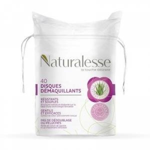 Dischete demachiante ovale Naturalesse, 40 buc
