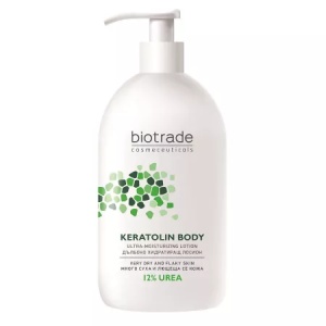 Keratolin Body - Lotiune de corp cu 12% uree pentru piele foarte uscata, 400 ml, Biotrade