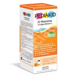 Pediakid Sirop 22 Vitamines+Oligo-Elements 125ml