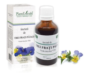 Tinctura de Trei-frati-patati (Viola tricolor), 50 ml – PlantExtrakt