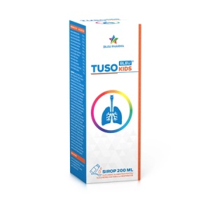 Tuso Kids Bleu - Sirop pentru copii, 200 ml, Bleu Pharma