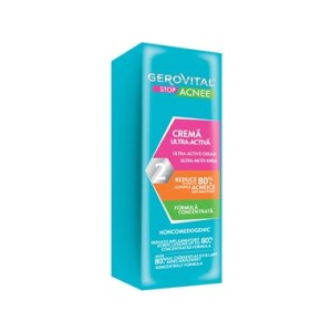Crema ultra activa Stop Acnee, Gerovital, 15 ml