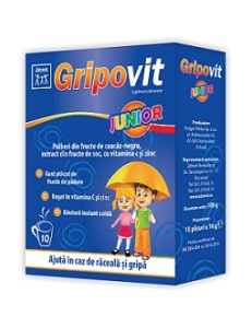 Gripovit Junior, 10 plicuri, Zdrovit
