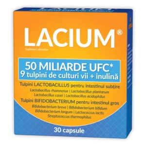 Lacium, 50 miliarde UFC, 30 capsule, Zdrovit