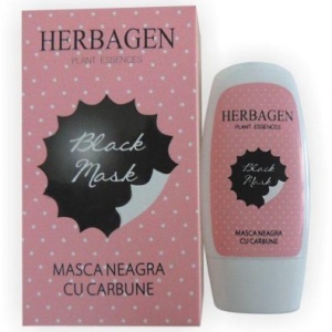 Masca neagra cu carbune, Herbagen, 50 gr
