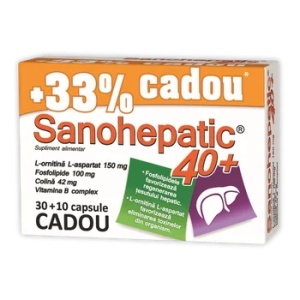 Sanohepatic 40+, 30 + 10 capsule, Zdrovit