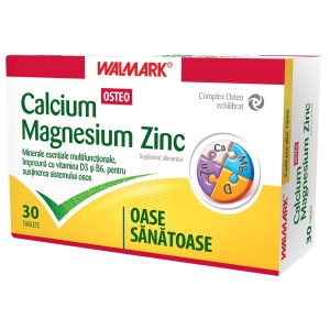 Walmark Calcium+Magnezium+Zinc Osteo Ctx30 Tbl