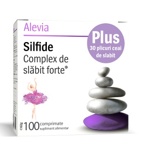 Alevia Silfide Complex De Slabit Forte Ctx100 Cpr+Ceai De Slabit Ctx30 Pl