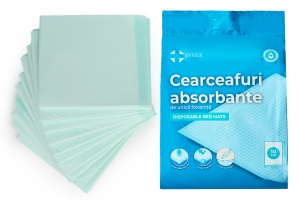 Cearceafuri absorbante pentru adulti 60x90cm 10 bucati