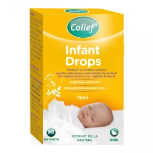 Colief Infant Drops - Picaturi cu lactaza pentru colici, 15 ml