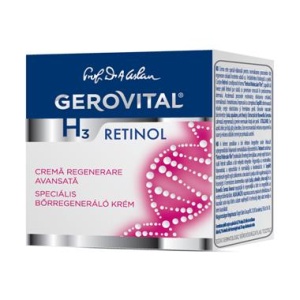Crema pentru regenerare avansata Gerovital H3 Retinol, Farmec, 50 ml