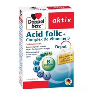 Doppelherz Aktiv Acid Folic+Complex Vit. B Ctx30 Cpr
