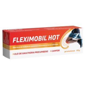 Fleximobil Hot gel emulsionat, 170g, Fiterman
