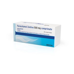 Paracetamol 500mg Ctx20 Cpr Zentiva
