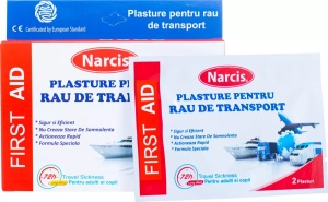 Plasturi pentru rau de transport, 10 bucati, Narcis