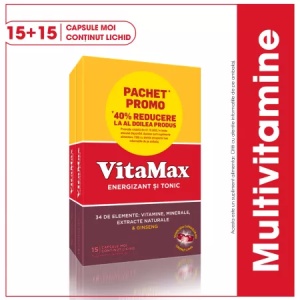Vitamax Ctx15 Cps 1+1 -40% La Al Doilea