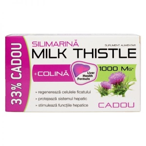 Zdrovit Milk Thistle Colina Ctx90 Cps+30 Cps Cadou