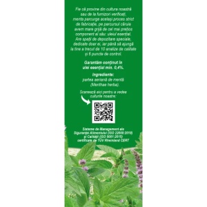 Ceai de Menta D 122, 50 g, Fares - Img 4