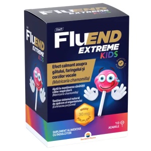 Fluend Extreme Kids, 10 acadele, Sun Wave Pharma
