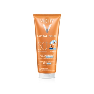 Lapte cu protectie solara SPF 50+ pentru copii Capital Soleil, 300 ml, Vichy