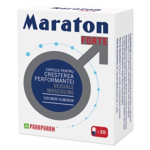 Maraton Forte - Capsula pentru cresterea performantei sexuale, 20 capsule, Parapharm