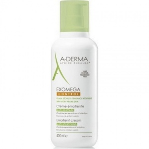 Crema A-Derma Exomega Control pentru piele uscata si atopica, 400 ml